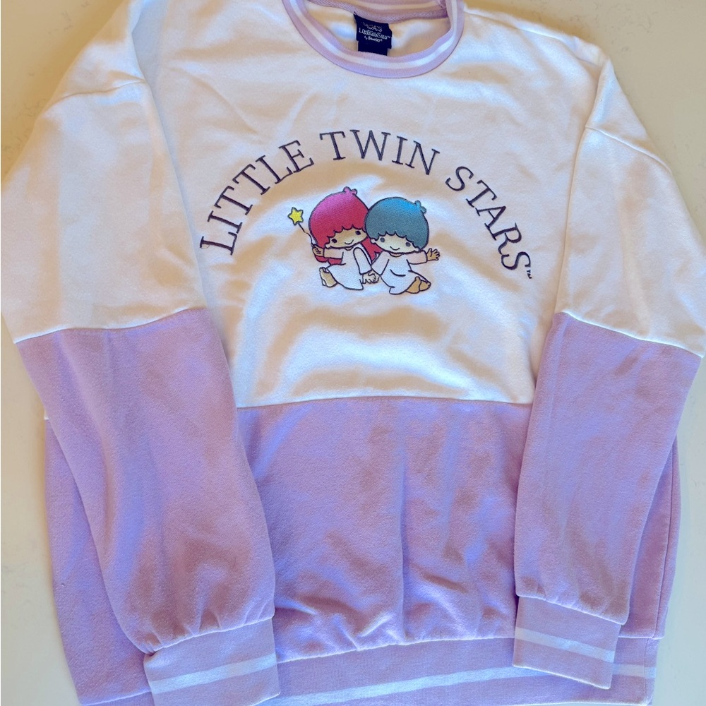 Embroidered Sanrio Little Twin Stars Sweatshirt